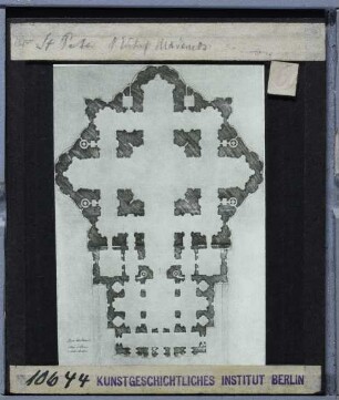 Ravenna, S. Vitale,(Grundrisszeichnung)