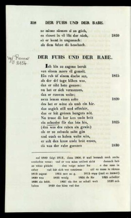 Der Fuhs Und Der Rabe.