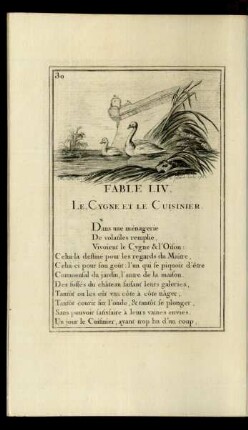Fable LIV. Le Cygne Et Le Cuisinier.