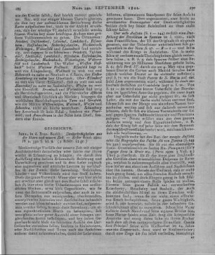 Denkwürdigkeiten aus der ältern und neuern Zeit. Bd. 1. Jena: Bran 1821