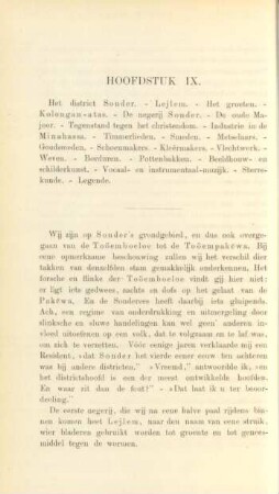 Hoofdstuk IX. Het district Sonder. - ...