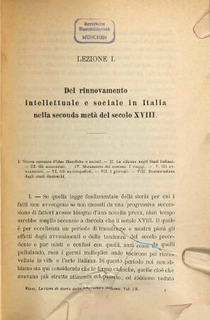 Lezioni di storia della letteratura italiana : Dettate ad uso delle scuole e della colte parsone, 3