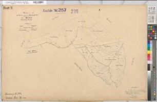 Küntrop (Neuenrade), Garbeck (Balve), Umlegung Küntrop, Bl.9 Urkarte I Garbeck Flur 13