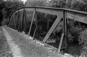 Pardubice : In Pardubice, Brücke über die Chrudimka im ehemaligen militärischen Sperrgebiet
