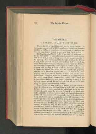 The Militia. As It Was, Is, and Ought to Be.