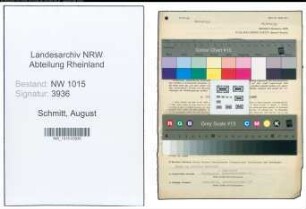 Entnazifizierung August Schmitt , geb. 04.07.1893 (Lehrer)
