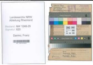 Entnazifizierung Franz Danino , geb. 23.03.1897 (Beamter)