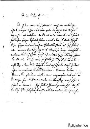 2: Brief von Nikolaus Dietrich Giseke an Johann Wilhelm Ludwig Gleim