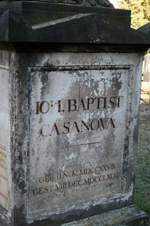 Grabmal für Giovanni Battista Casanova