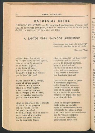 A Santos Vega payador argentino