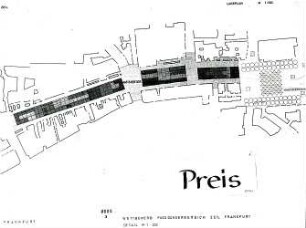 Hansjakob, Gottfried; Frankfurt am Main; Zeil - Fußgängerbereich - Lageplan