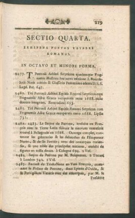 Sectio quarta