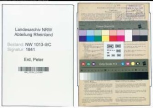 Entnazifizierung Peter Erd , geb. 30.11.1887 (Dachdecker)