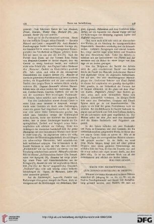 Simon von Aschaffenburg: (zur Cranach-Ausstellung in Dresden)