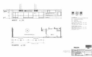 Böblingen: Erdgeschoss Mofa, Verglasung u. Türanlage, Paln Nr.2A Empfangsgeb. Mofa
