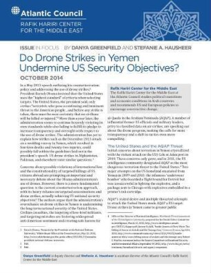 Do drone strikes in Yemen undermine US security objectives?