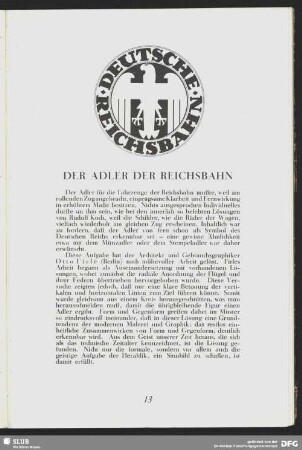 Der Adler der Reichsbahn