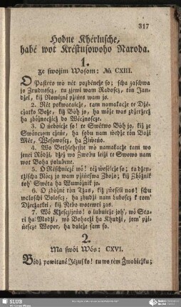 Hodne Khérlusche, habé wot Kréstusowoho Naroda