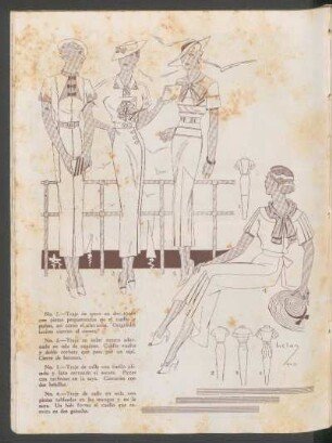 Creaciones para tarde por Inclán 1935