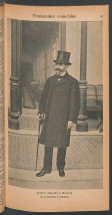 Doctor José Ortiz Herrera, ex gobernador de Córdoba - [Retrato] : Transeúntes conocidos