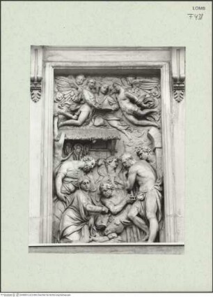 Reliefzyklus mit Szenen von Geburt und Kindheit Christi, Geburt Christi