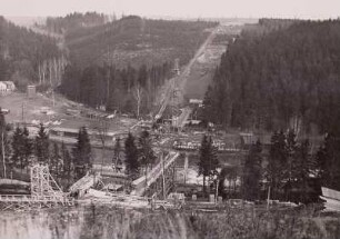 Nossen, Reichsautobahn, Brückenbau, 1935/1936