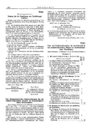 Reichseinheitlicher Rahmenlehrplan für die milchwirtschaftlichen Klassen an Landwirtschaftlichen Berufsschulen : [Erziehung] ; [Für das Reich] ; [Amtliche Erlasse] ; [Amtlicher Teil]