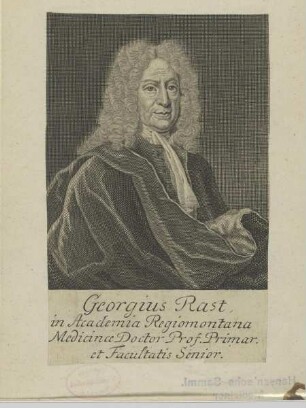 Bildnis des Georgius Rast