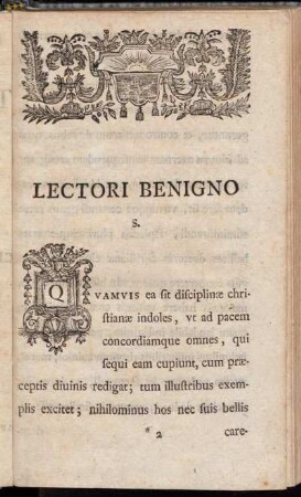 Lectori Benigno