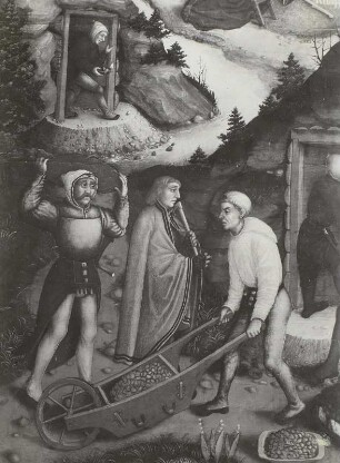 Silberbergbau, Bergaltar, Annaberg, 1521