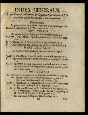 Index Generalis.