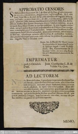 Approbatio Censoris