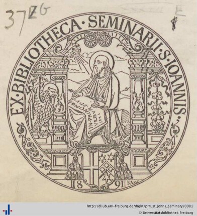 [Provenienz]: St John's Seminary, Wonersh, Guildford