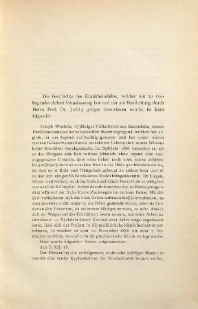 Ein Fall von statischem Reflexkrampf : Inaug. Diss.