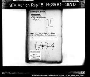 Die dem Heye Ulrich Faß gestattete Krämerei in Isums