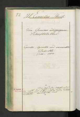 Epische, lyrische und vermischte Gedichte 1700-1750