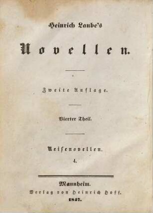 Reisenovellen, 4