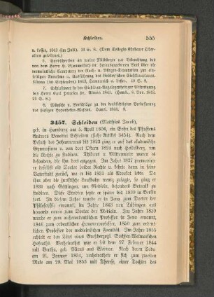 3457. Schleiden (Matthias Jacob)