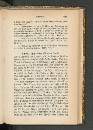 3457. Schleiden (Matthias Jacob)