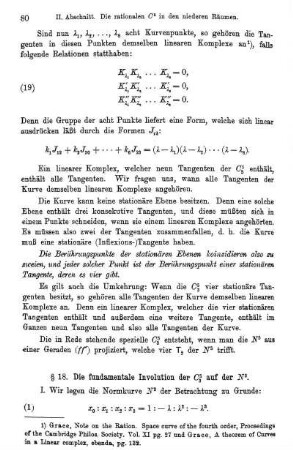 § 18. Die fundamentale Involution der C 5/3 auf der N3.