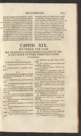 Capitis XIX. Membrum Tertium.