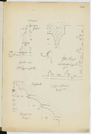 Dom, Erfurt: Details (aus: Skizzen- und Fotoalbum 20)