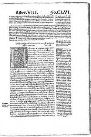 M. Fabii Quintiliani in oratoriarum institutionum Liberum octavum: