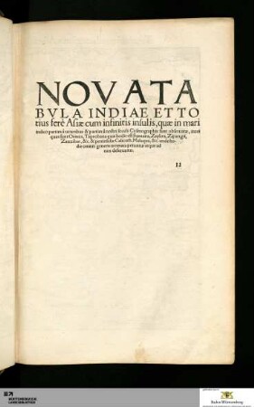 12. Nova Tabvla Indiae et Totius ferè Asiae