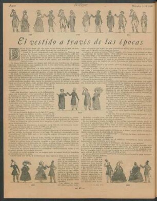 El vestido a través de las épocas