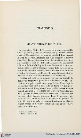 Chapitre X: Grands thermes est