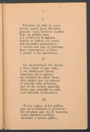 [Historia en verso de Juan Moreira]
