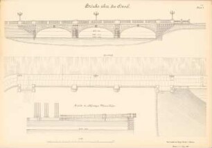 Lange Brücke, Potsdam: Ansichte, Grundriss 1:100