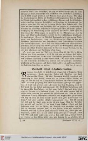 26: Berthold Ottos Schulreformation