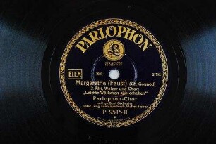 Margarethe (Faust) : 2. Akt, Walzer und Chor: "Leichte Wölkchen sich erheben" / (Ch. Gounod)